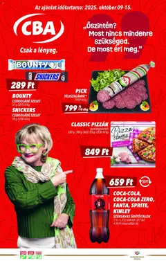 Előnézet CBA Akciós újság érvényes 2025.10.09.-tól