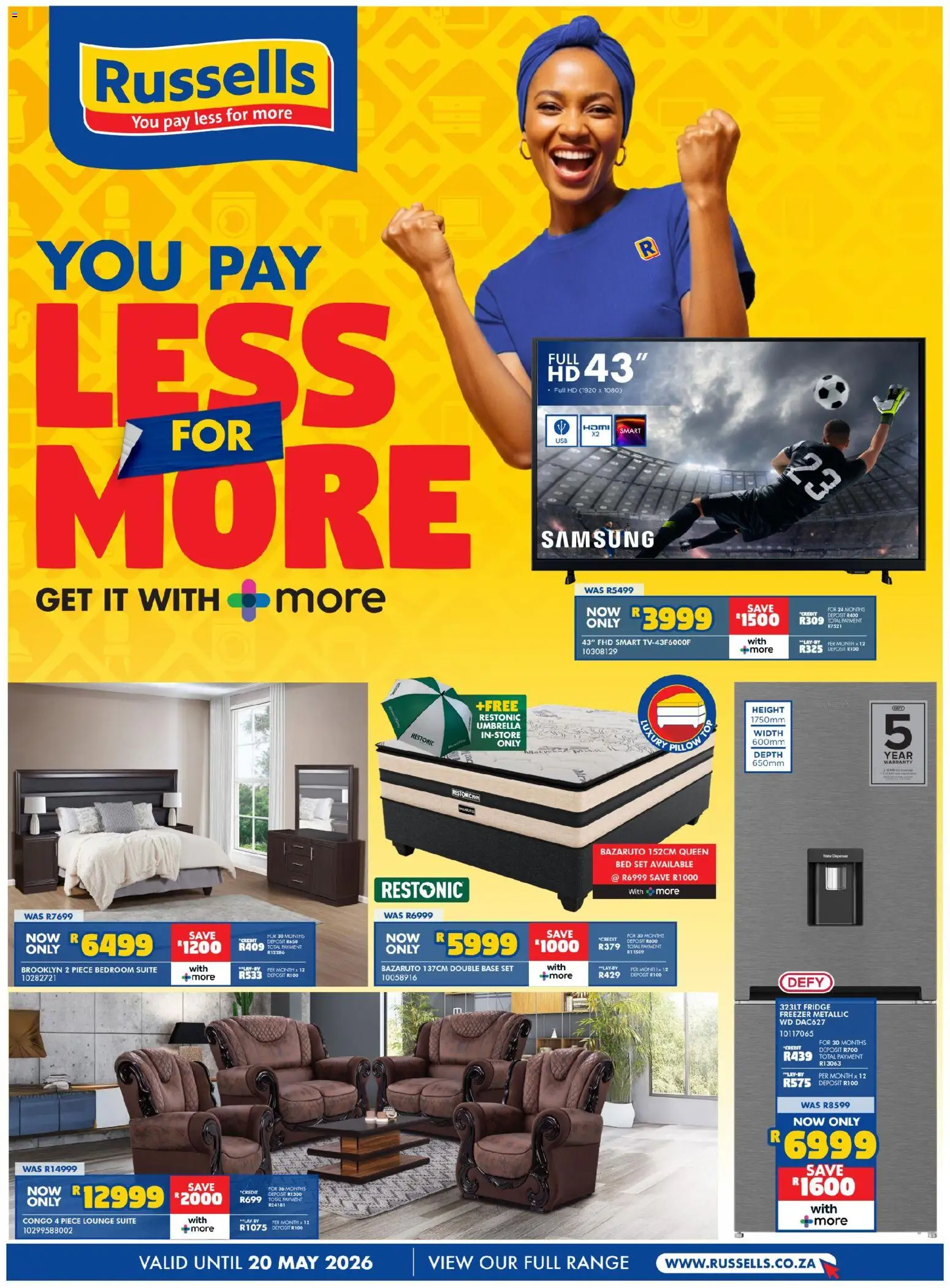 Russells Specials - page 1- valid from 16/04/2026