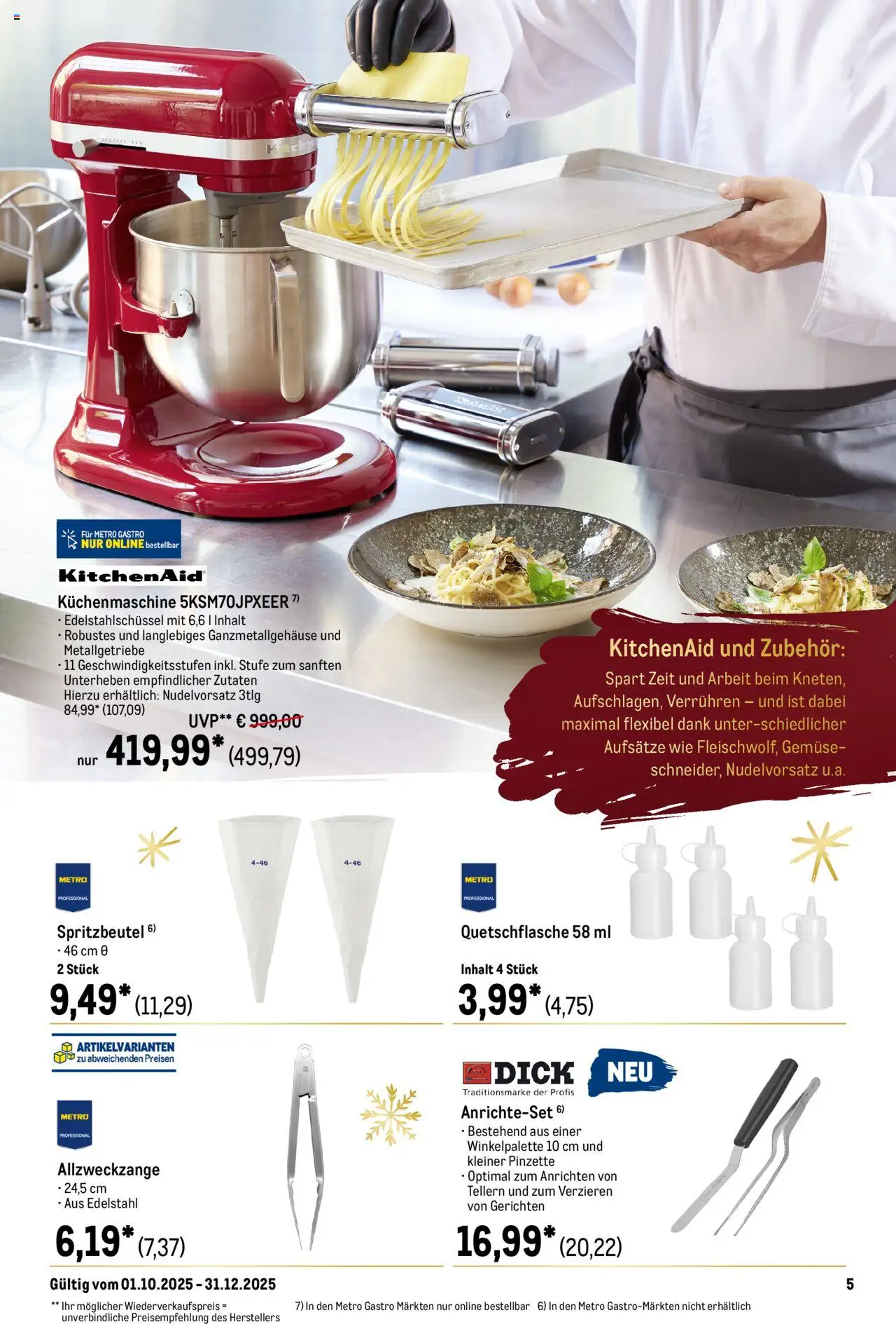 Metro Saisonkatalog "Perfekt ausgestattet" - Seite 5 - gültig ab 01.10.2025