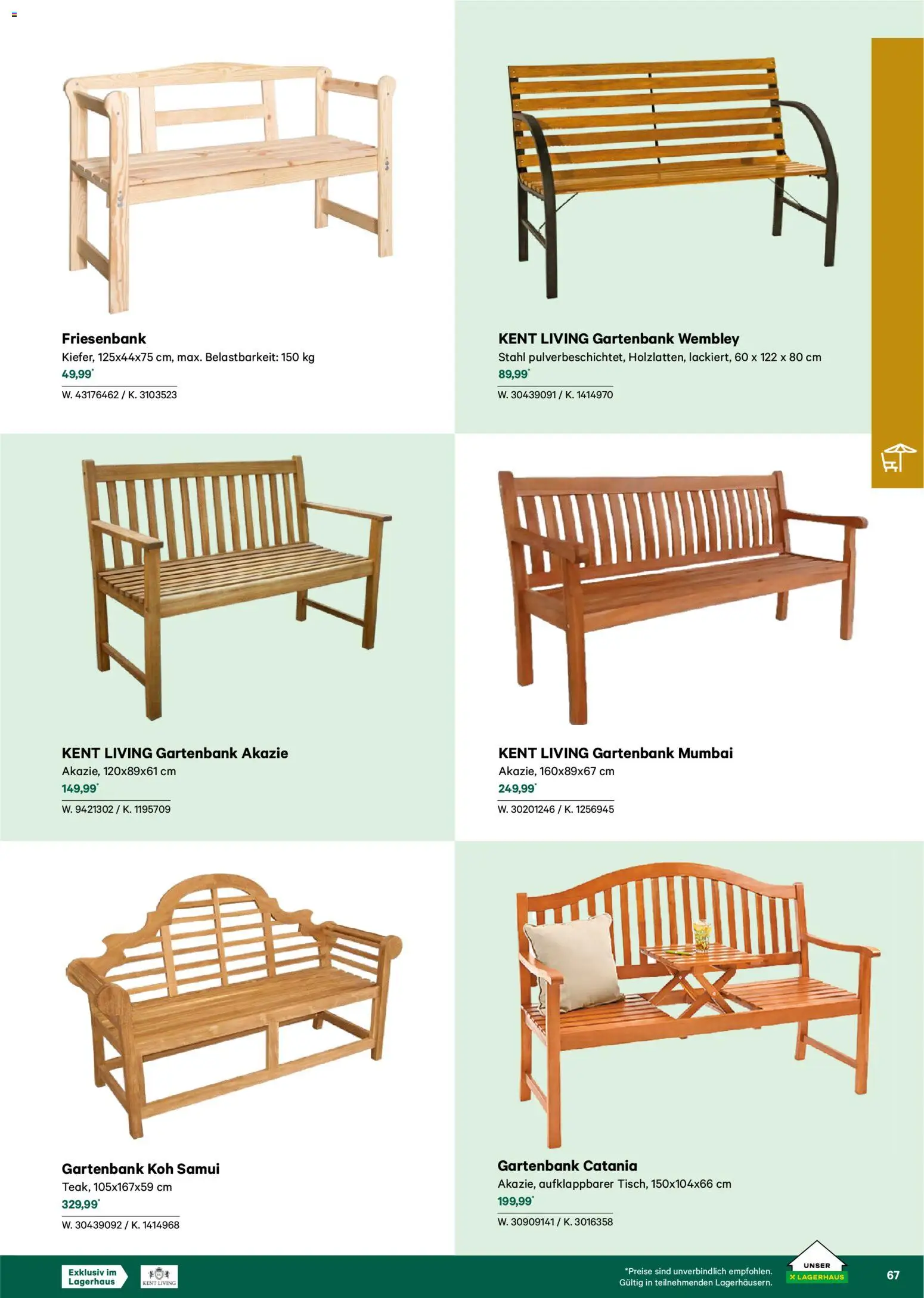 Lagerhaus  Garten und Freizeit Katalog 2026 - page 67- valid from 22.02.2026