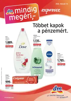 Előnézet DM Drogerie Markt Akciós újság érvényes 2026.02.19.-tól