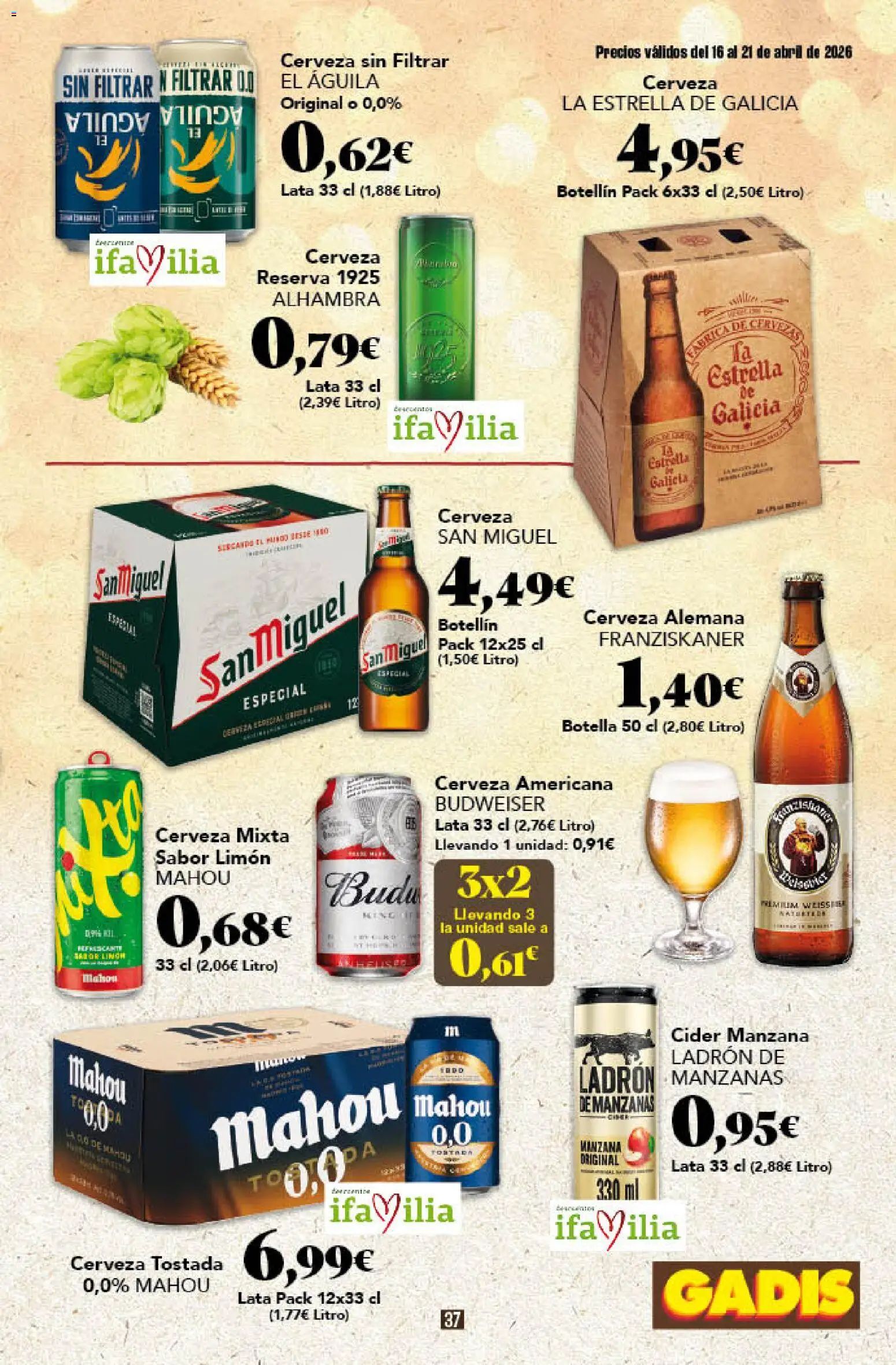 Gadis folleto - Página de 37 - Válido desde 16/04/2026