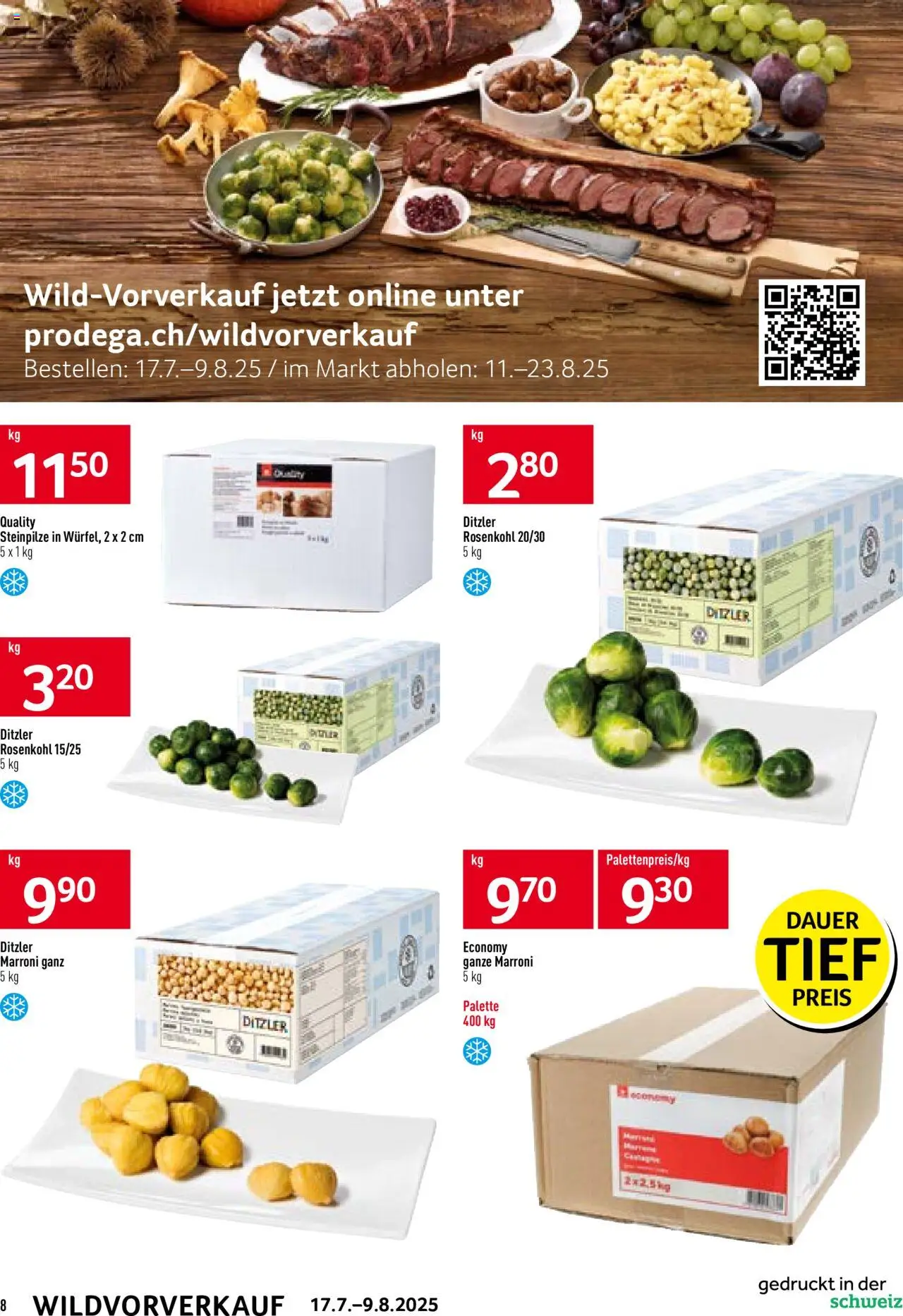 Prodega Aktionen Wildvorverkauf - Seite 8- gültig ab 17.07.2025
