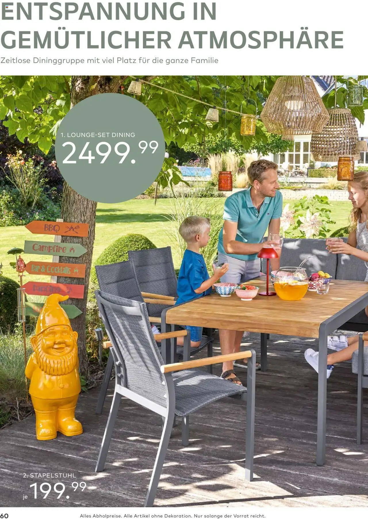 Porta! - Outdoor - Gartenmöbelkatalog 2025 - Seite 60 - gültig ab 02.03.2025