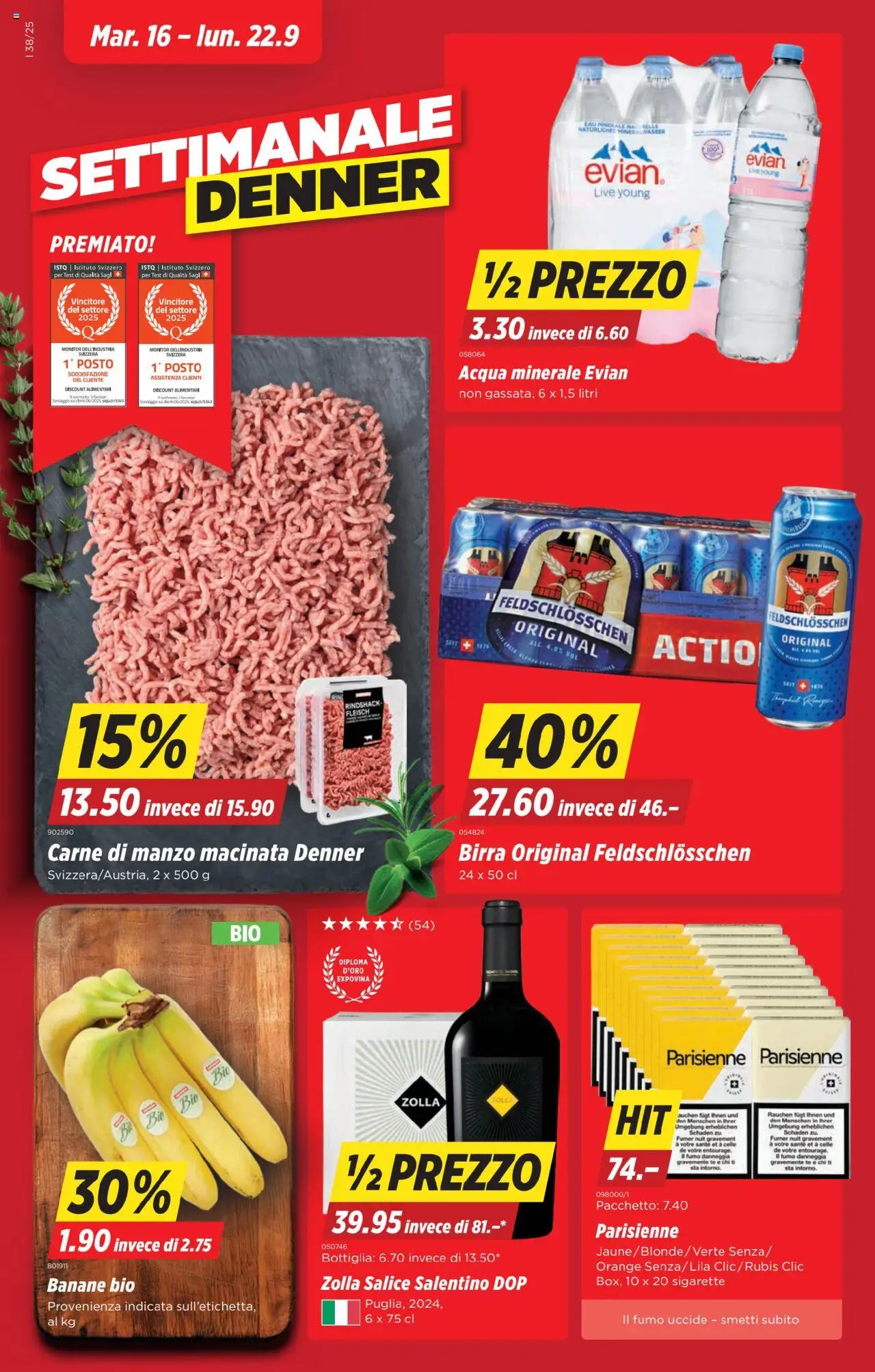 Denner Aktionen IT - Seite 1- gültig ab 16.09.2025