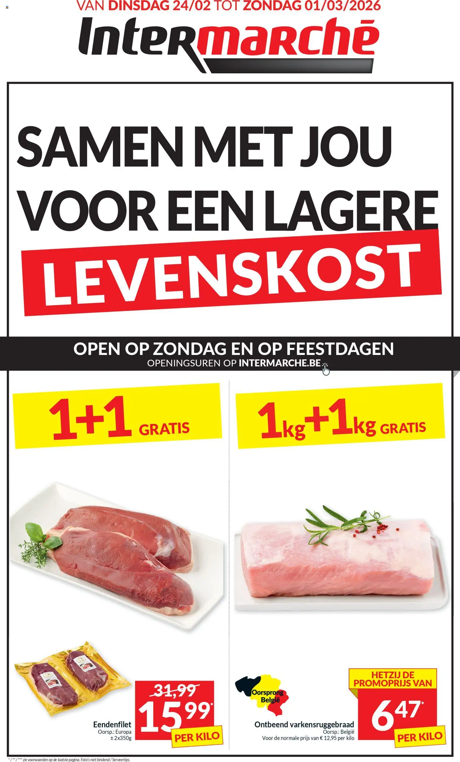 Intermarché folder week 9 - pagina 1- geldig vanaf 24/02/2026