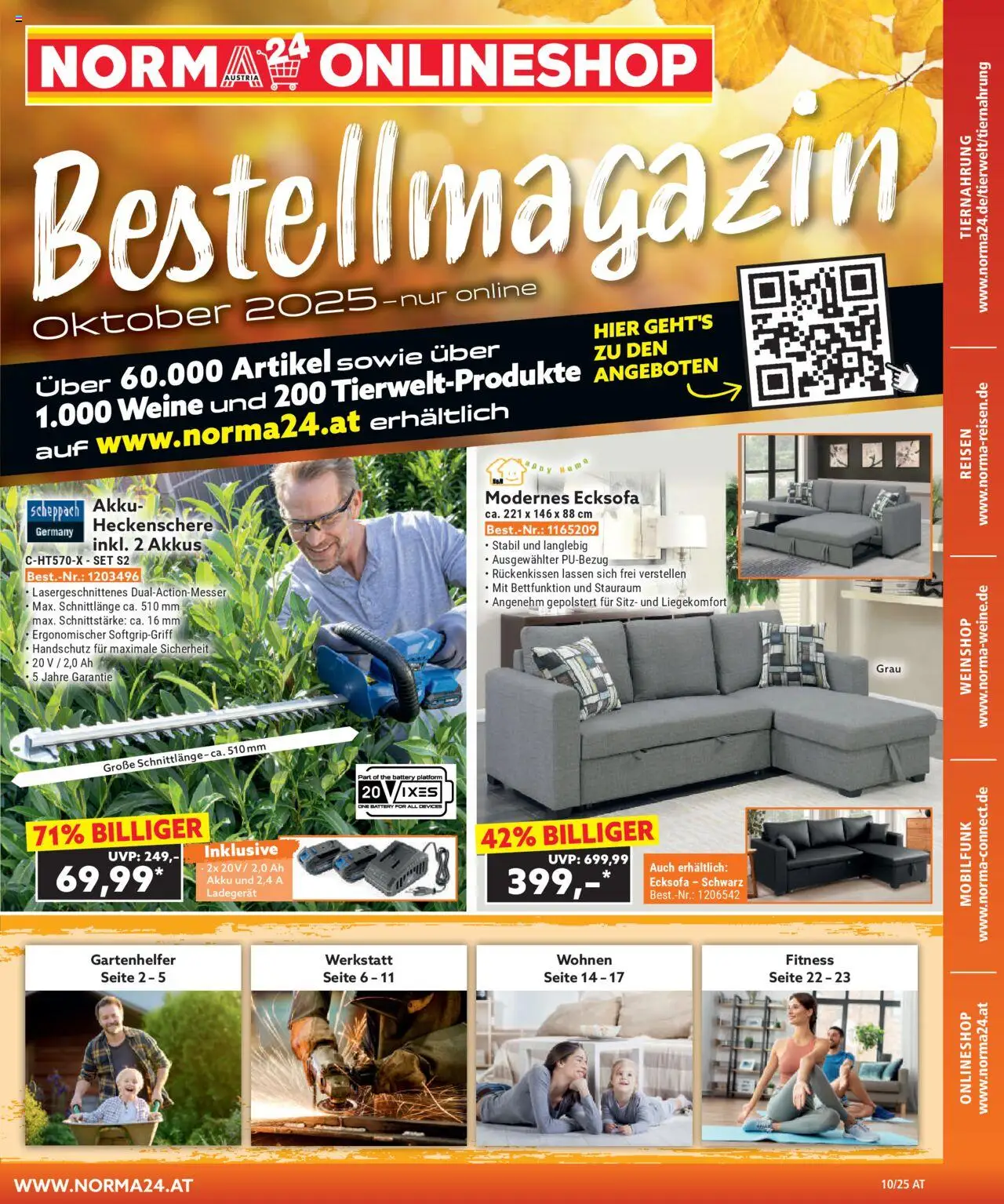 Norma Bestellmagazin  - Seite 1- gültig ab 01.10.2025