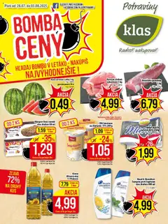 Klas leták platný od 28.07.2025