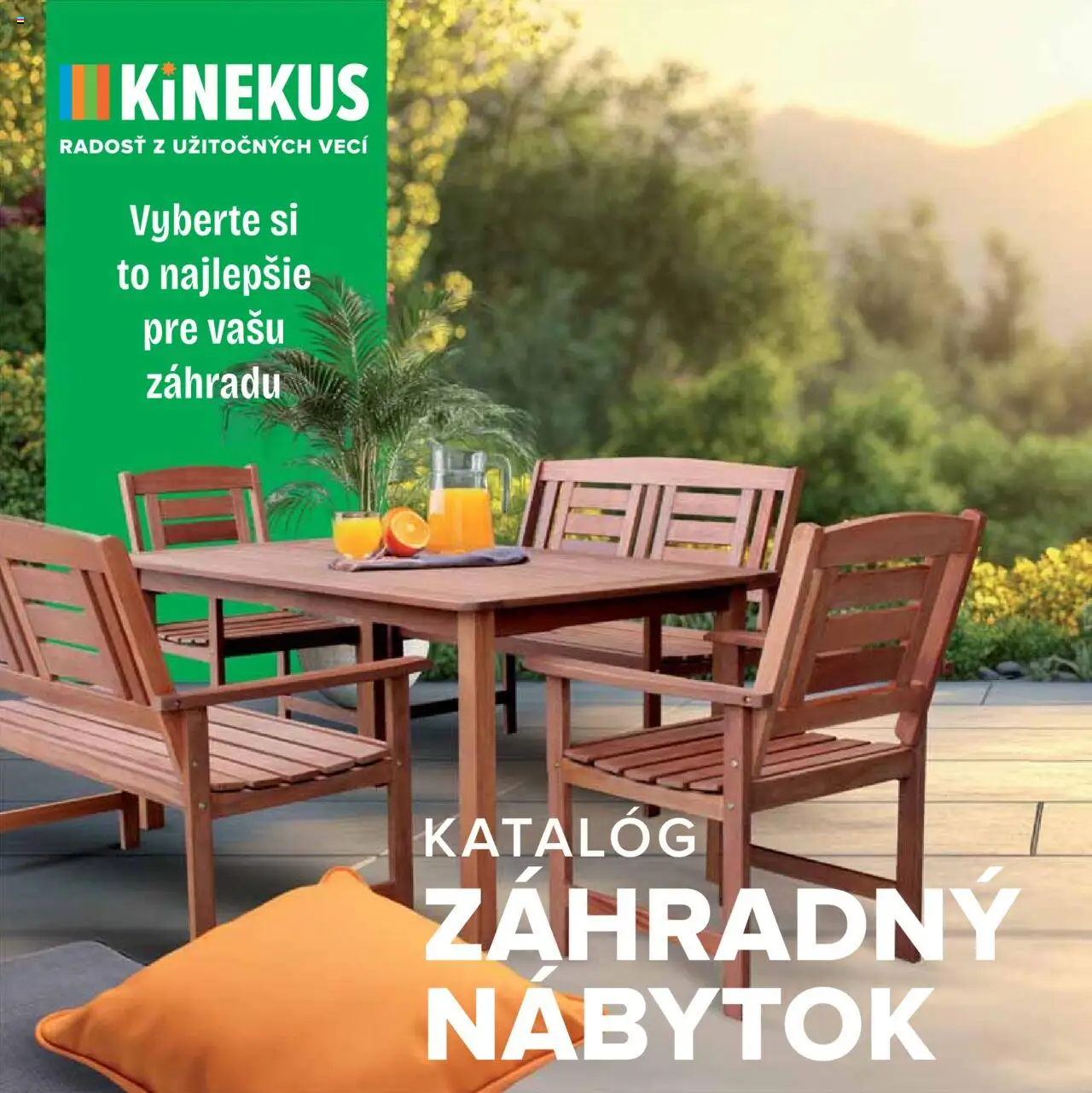 Kinekus katalóg záhradný nábytok - strana 1- platný od 14.05.2025