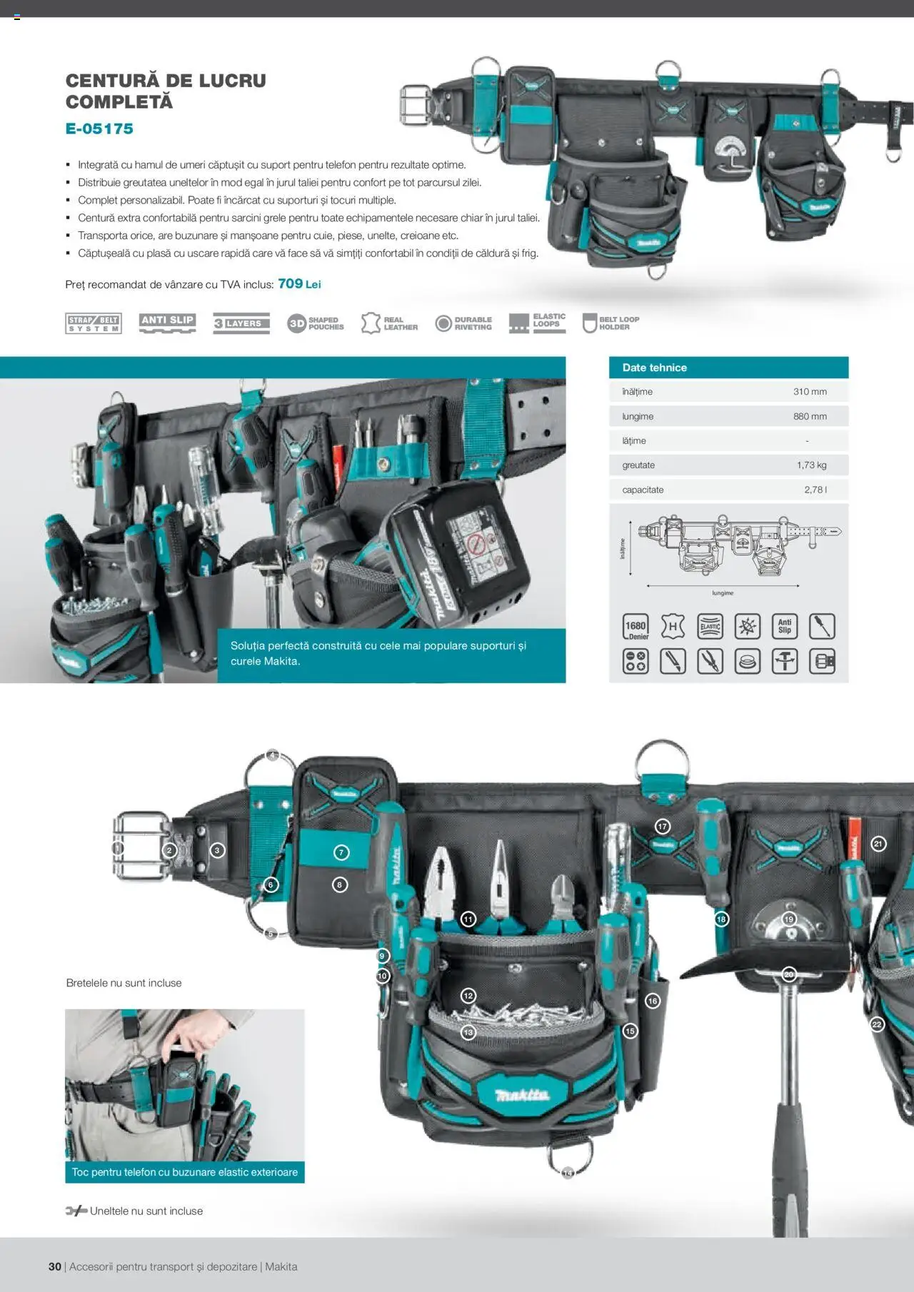 Makita catalog - Accesorii pentru transport si depozitare   - pagina 30- valabil de la 06.09.2021