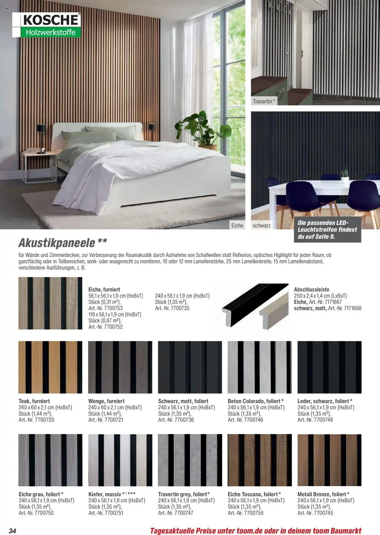 Toom Baumarkt Leuchten & Tapeten  - Seite 34 - gültig ab 01.09.2025