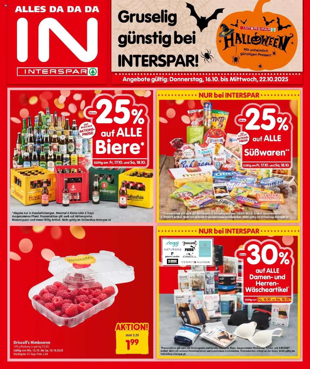 Interspar Flugblatt - Seite 1- gültig ab 16.10.2025