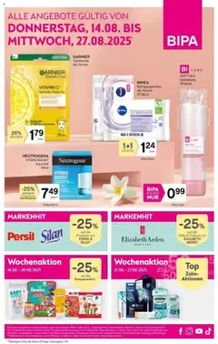 Vorschau Bipa Flugblatt gültig ab 14.08.2025