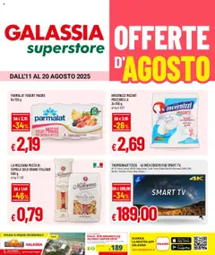 Anteprima Galassia Superstore catalogo valida dal 11/08/2025