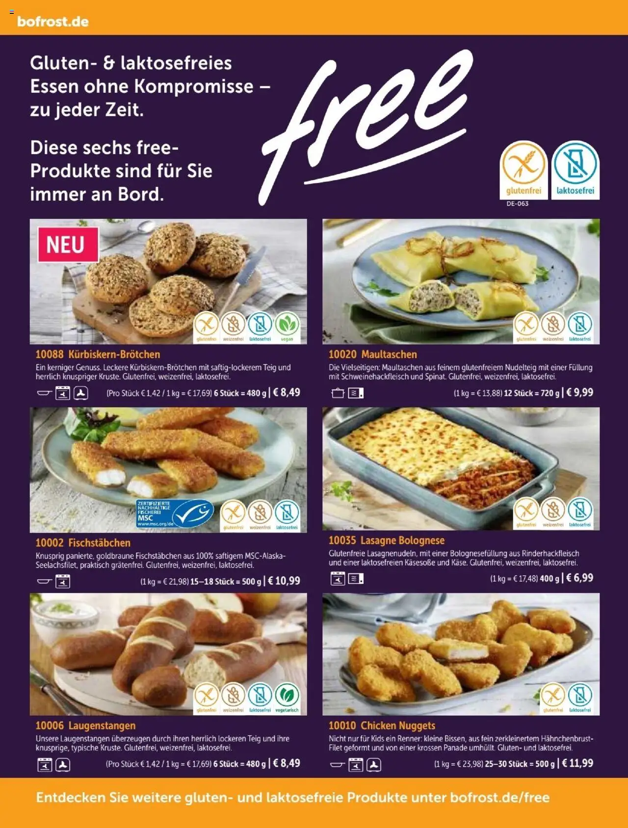 Bofrost Katalog - Seite 136 - gültig ab 07.09.2025