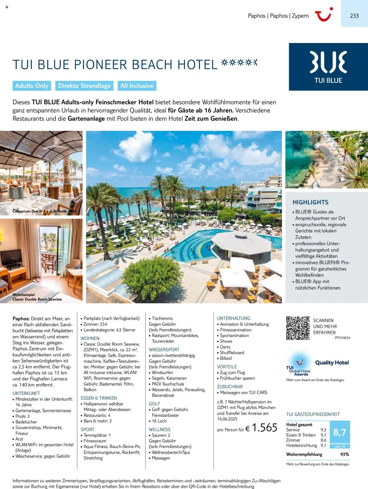TUI  Südeuropa & Nordafrika 2025/26 - Seite 233 - gültig ab 01.01.2025