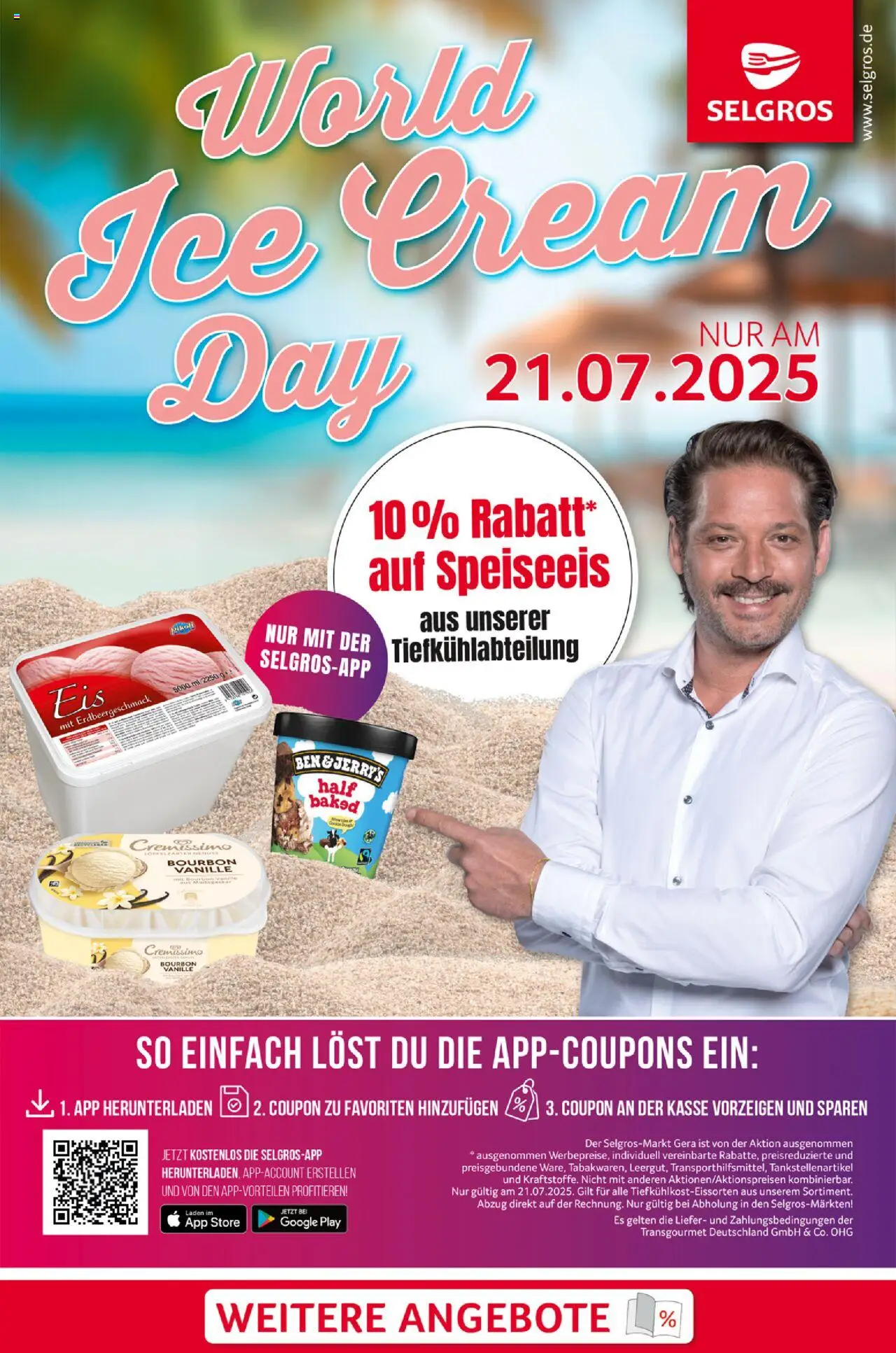 Selgros World Ice Cream Day  - Seite 1 - gültig ab 21.07.2025