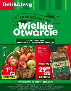 Podgląd Delikatesy Centrum - Warszawa Otwarcie ważny od 23.10.2025