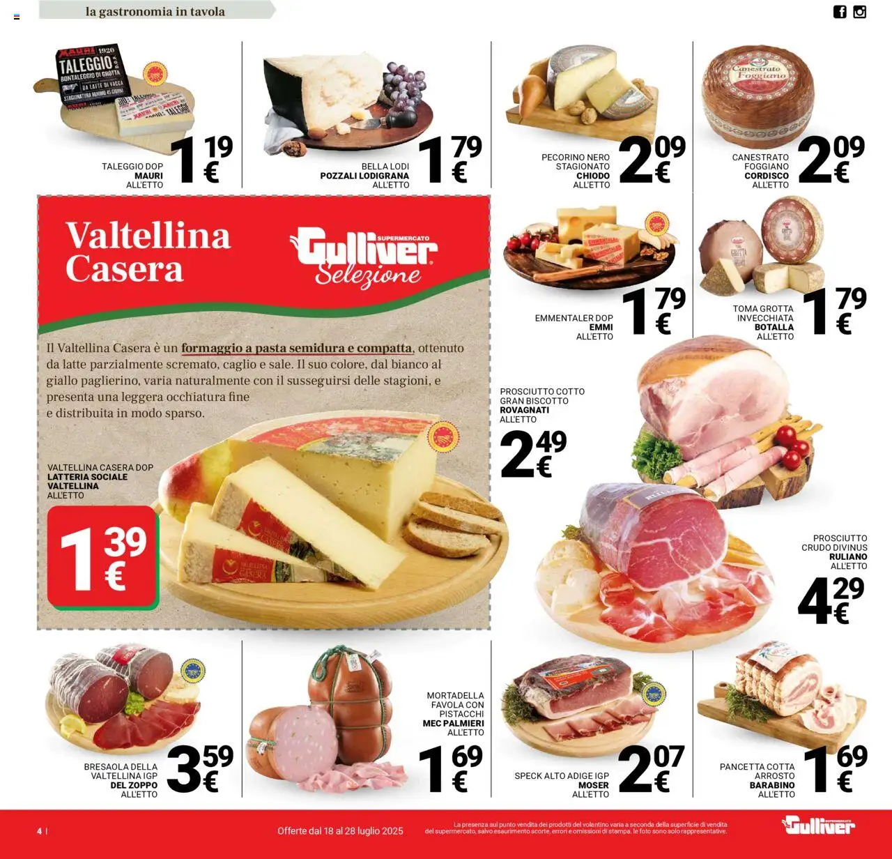 Volantino Gulliver	 - pagina 4 - valido dal 18/07/2025