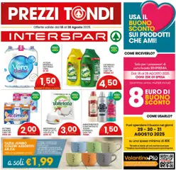 Anteprima Volantino Interspar	 valida dal 18/08/2025