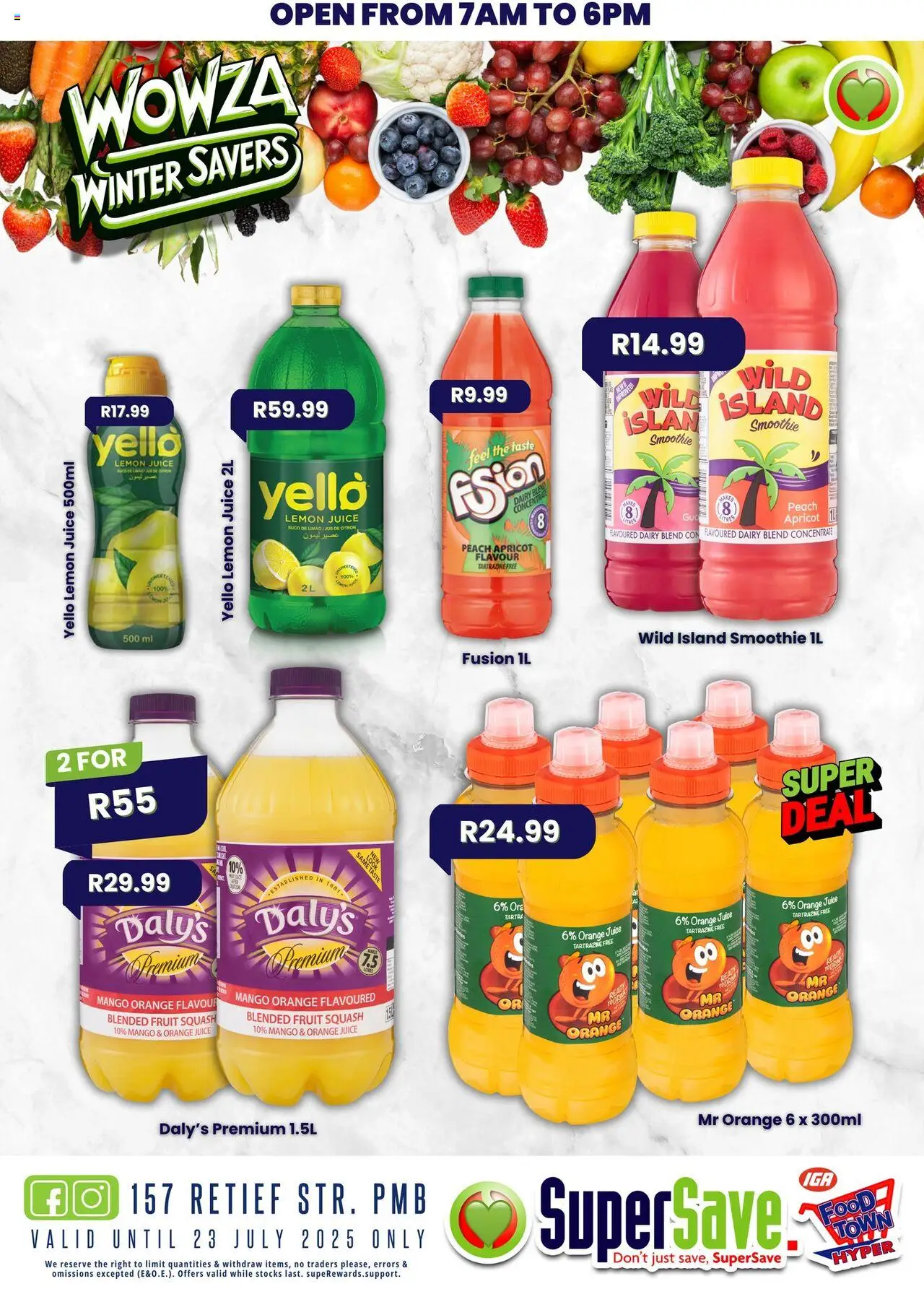 Super Save Specials - page 44- valid from 18/07/2025