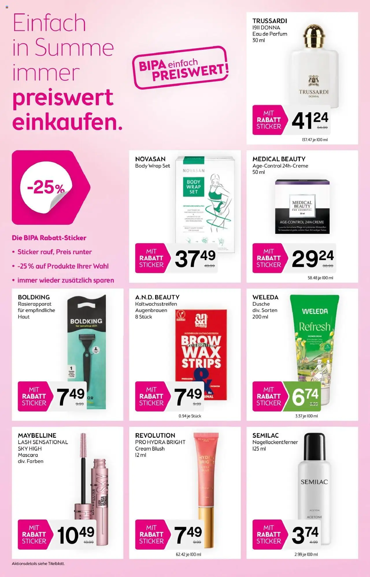Bipa Flugblatt - Seite 4- gültig ab 17.07.2025
