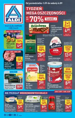 Podgląd Aldi Gazetka ważny od 01.09.2025