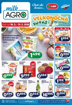 Milk Agro leták platný od 18.03.2026