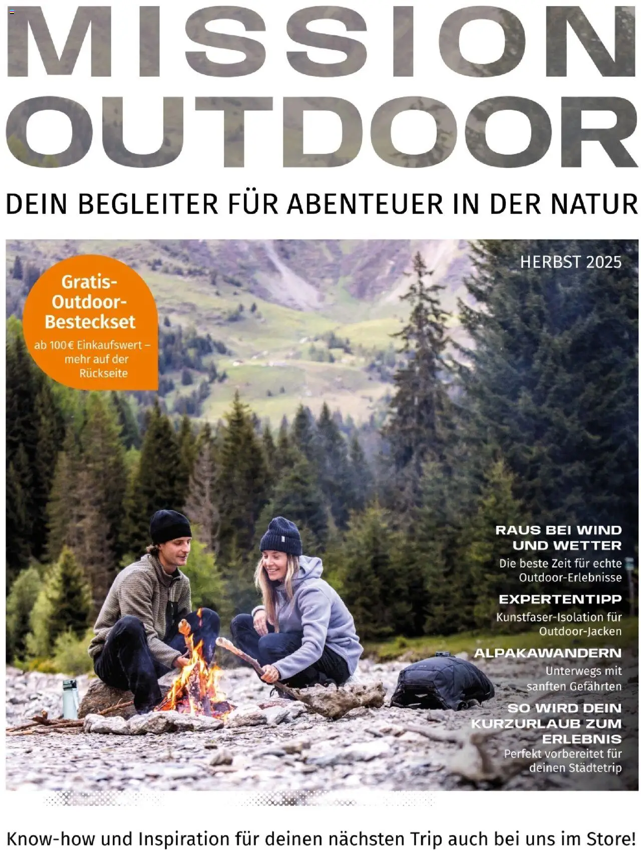 Sport2000 Prospekt Dein Outdoor Magazin  - Seite 1 - gültig ab 01.10.2025