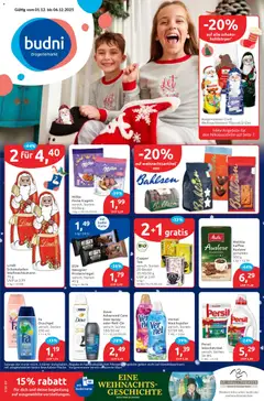 Vorschau Budni Prospekt 	 gültig ab 01.12.2025