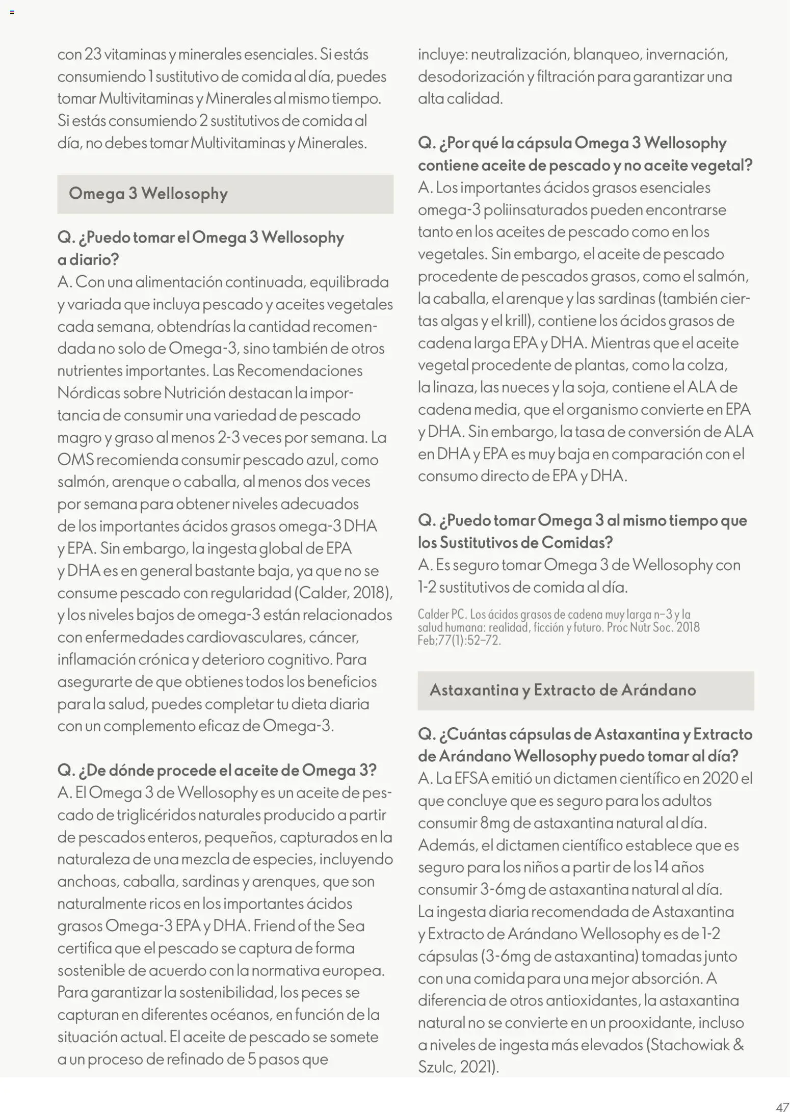 Oriflame - Guía Wellosophy - Página de 47 - Válido desde 01/11/2023