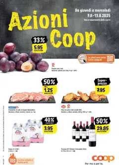 Vorschau Coop - Una settimana di azioni gültig ab 07.08.2025