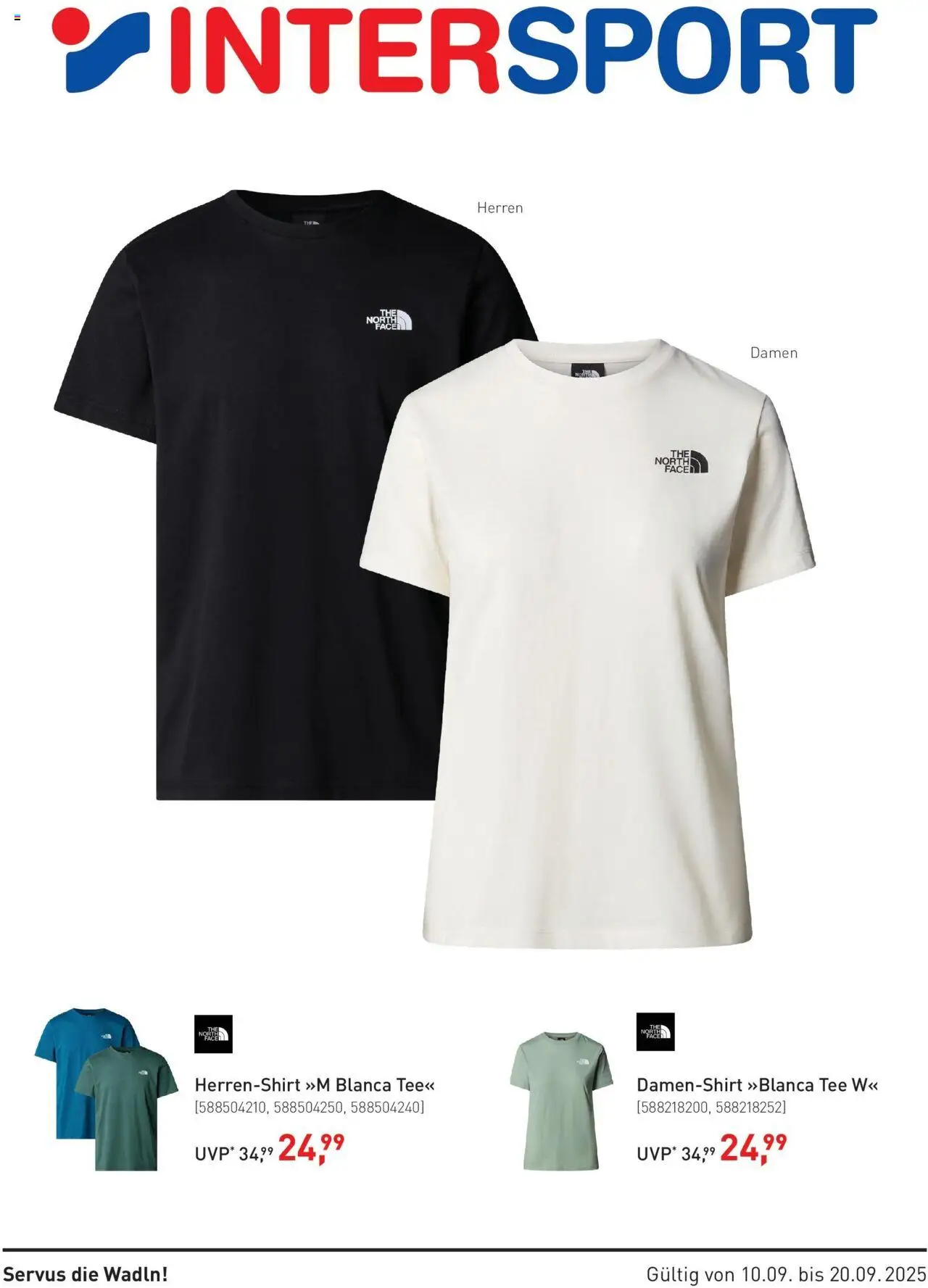 Intersport  Flugblatt Tumeltsham - Seite 1- gültig ab 10.09.2025