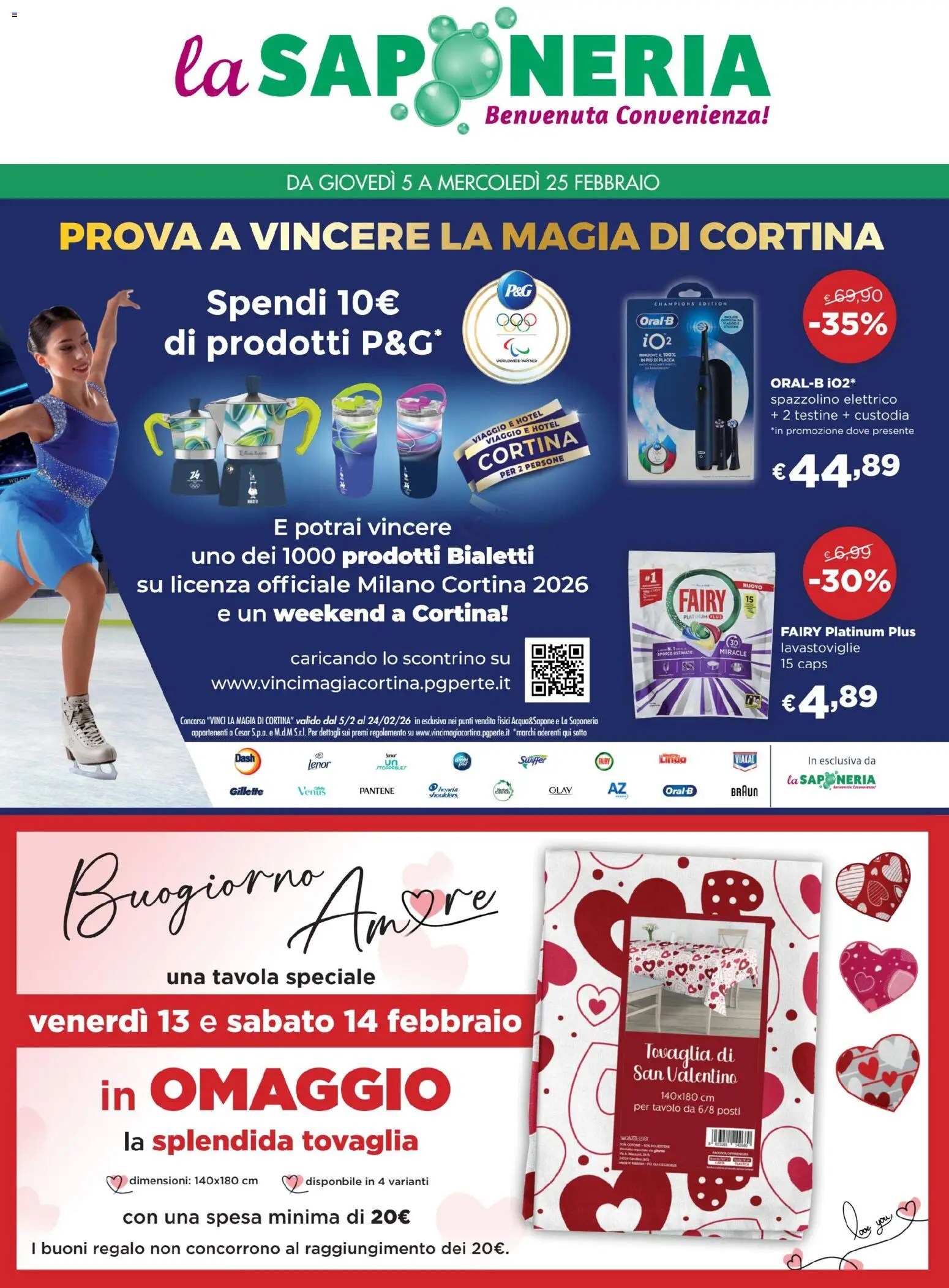 Volantino La Saponeria - pagina 1 - valido dal 05/02/2026