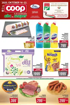 Előnézet COOP - Abc & Szuper / Tisza érvényes 2025.10.16.-tól