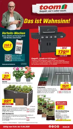 Vorschau Toom Baumarkt Prospekt 	 gültig ab 11.04.2026