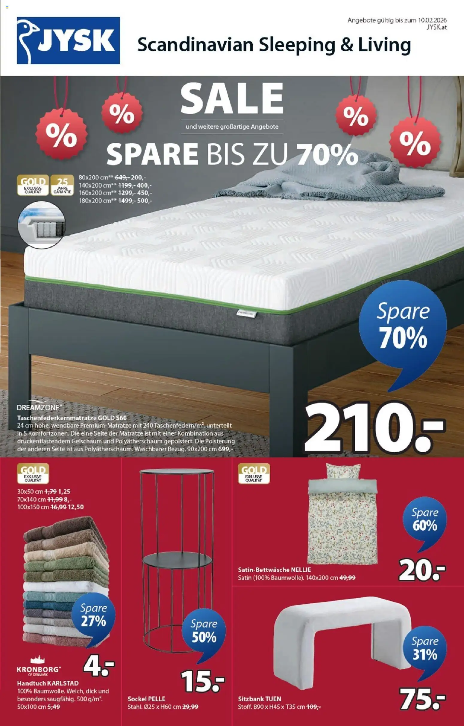 JYSK  Angebote - Seite 1- gültig ab 05.01.2026