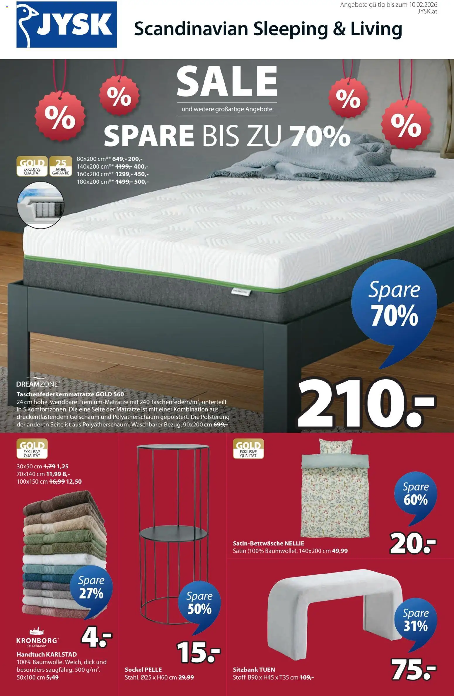 JYSK  Angebote - Seite 1- gültig ab 05.01.2026