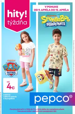 Pepco leták platný od 09.04.2026