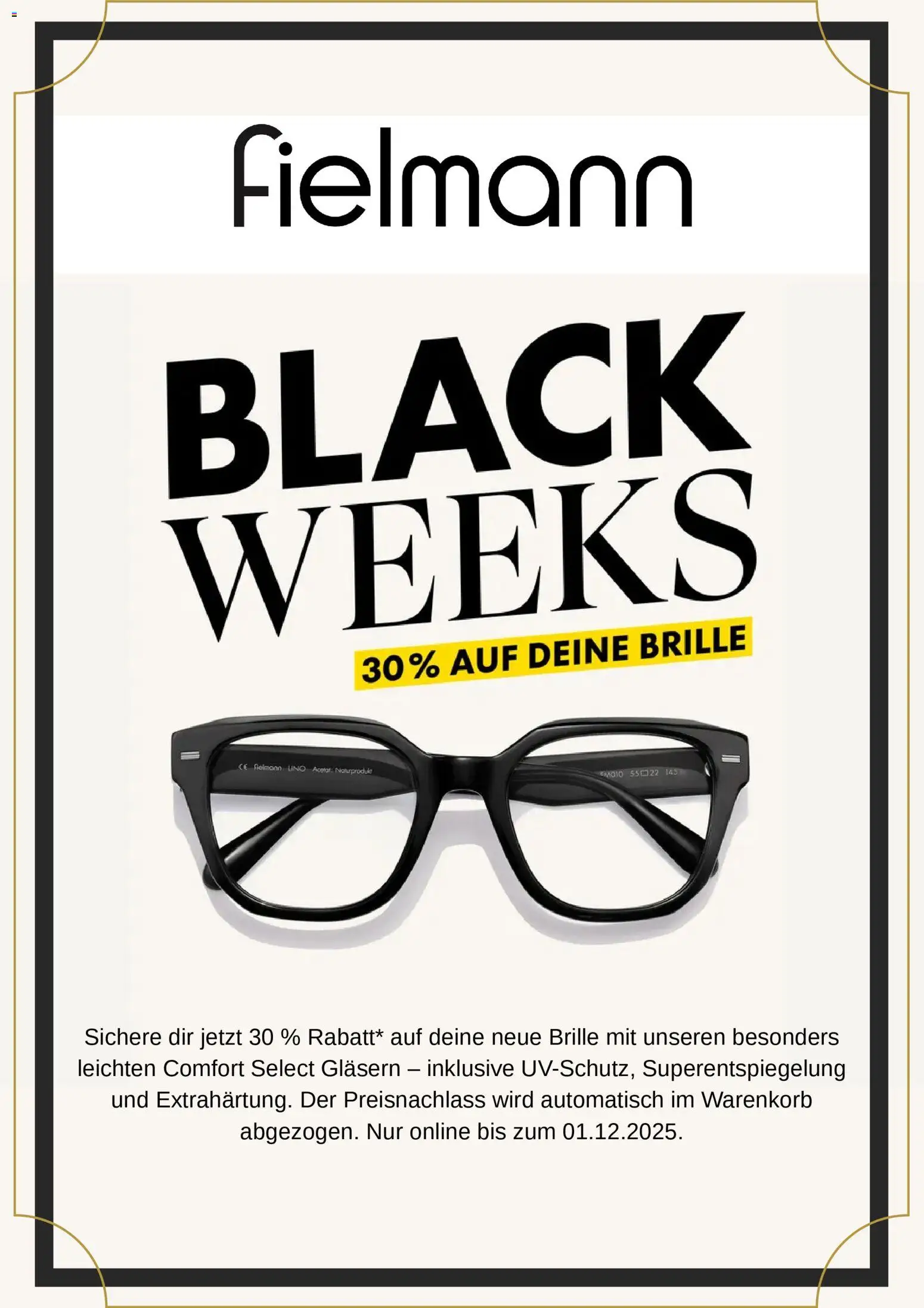 Fielmann - Black Friday - Seite 1 - gültig ab 21.11.2025