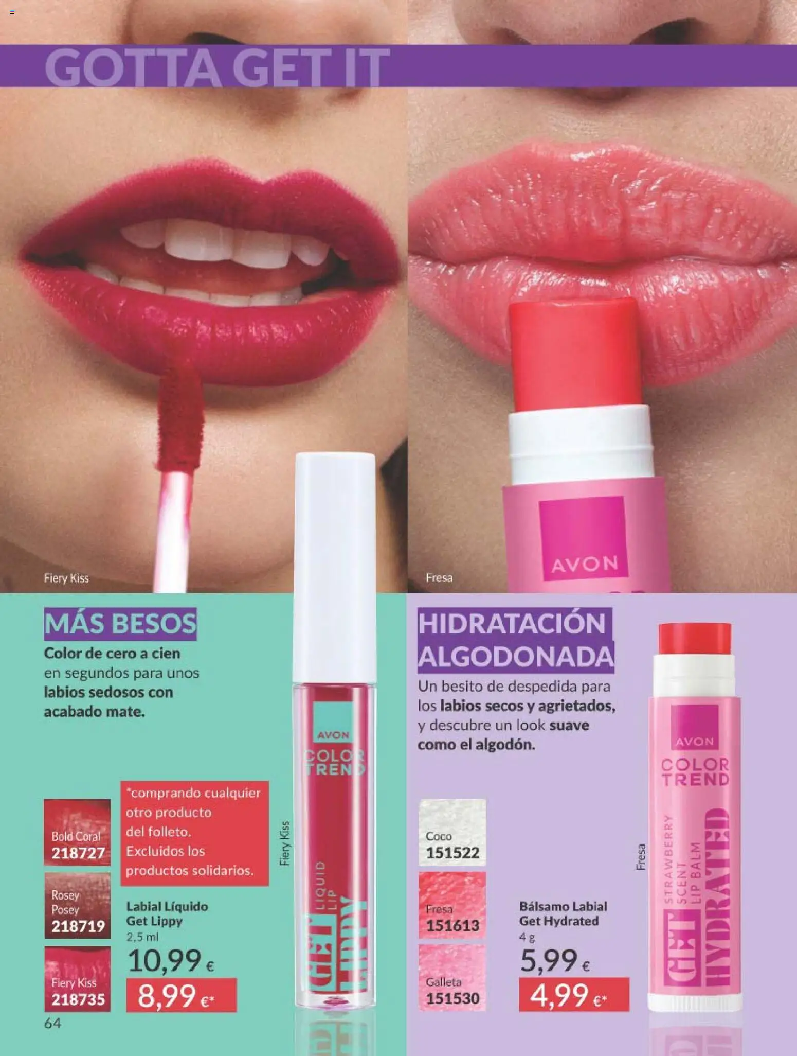 Catálogo AVON campaña 4 - Página de 64 - Válido desde 01/04/2026