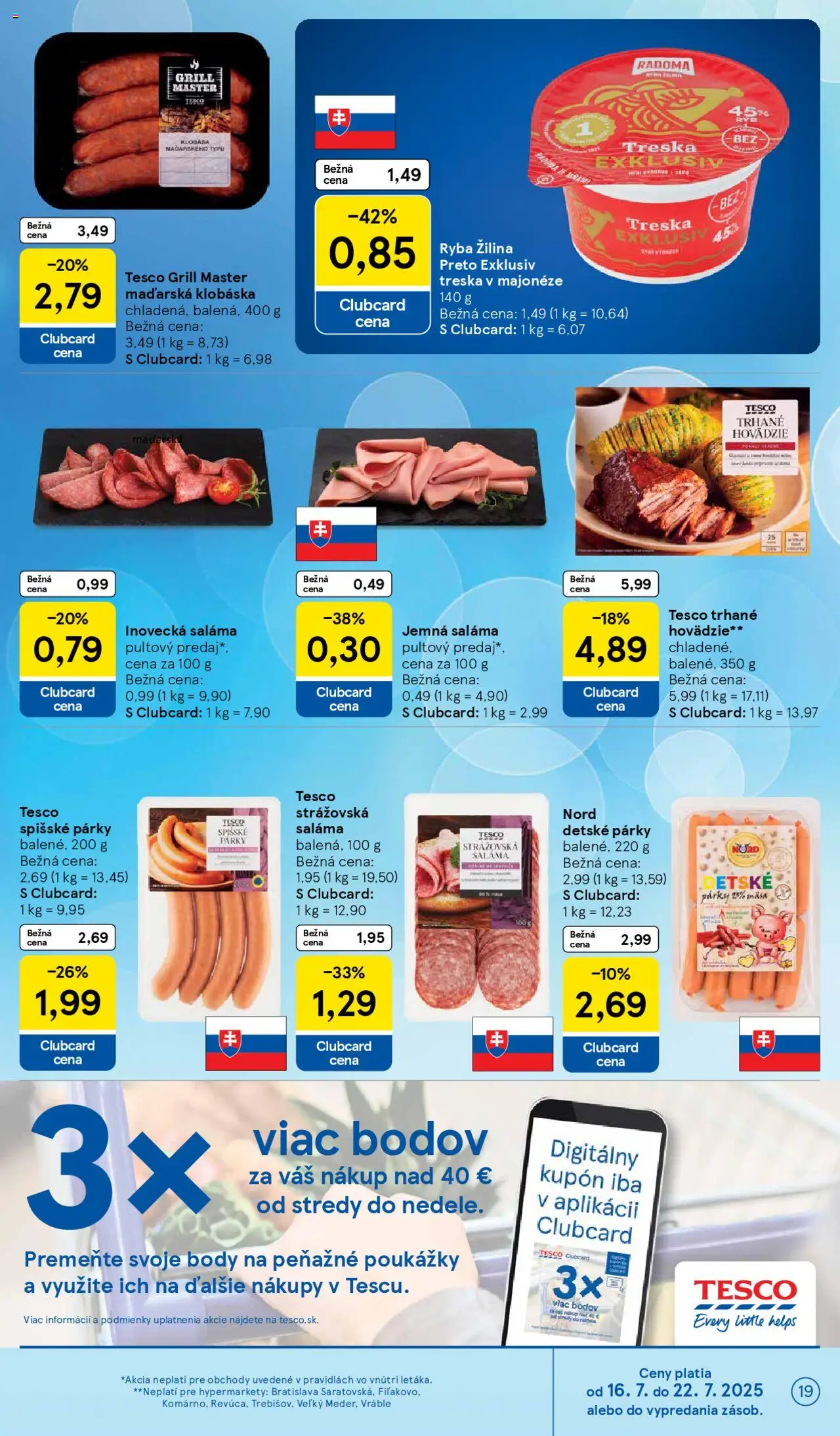 Tesco Hypermarket - leták - strana 19- platný od 16.07.2025