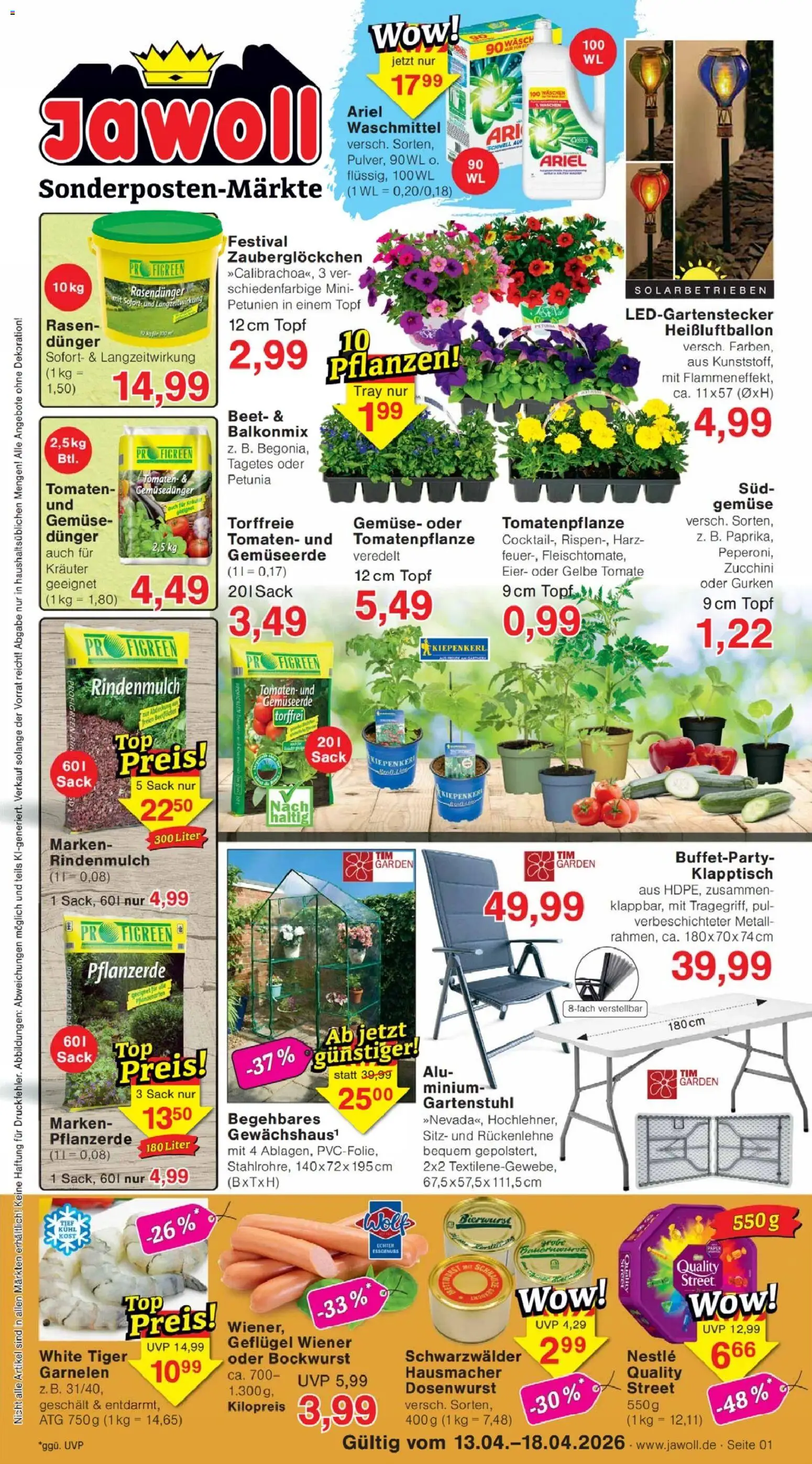 Jawoll Prospekt - Seite 1 - gültig ab 13.04.2026