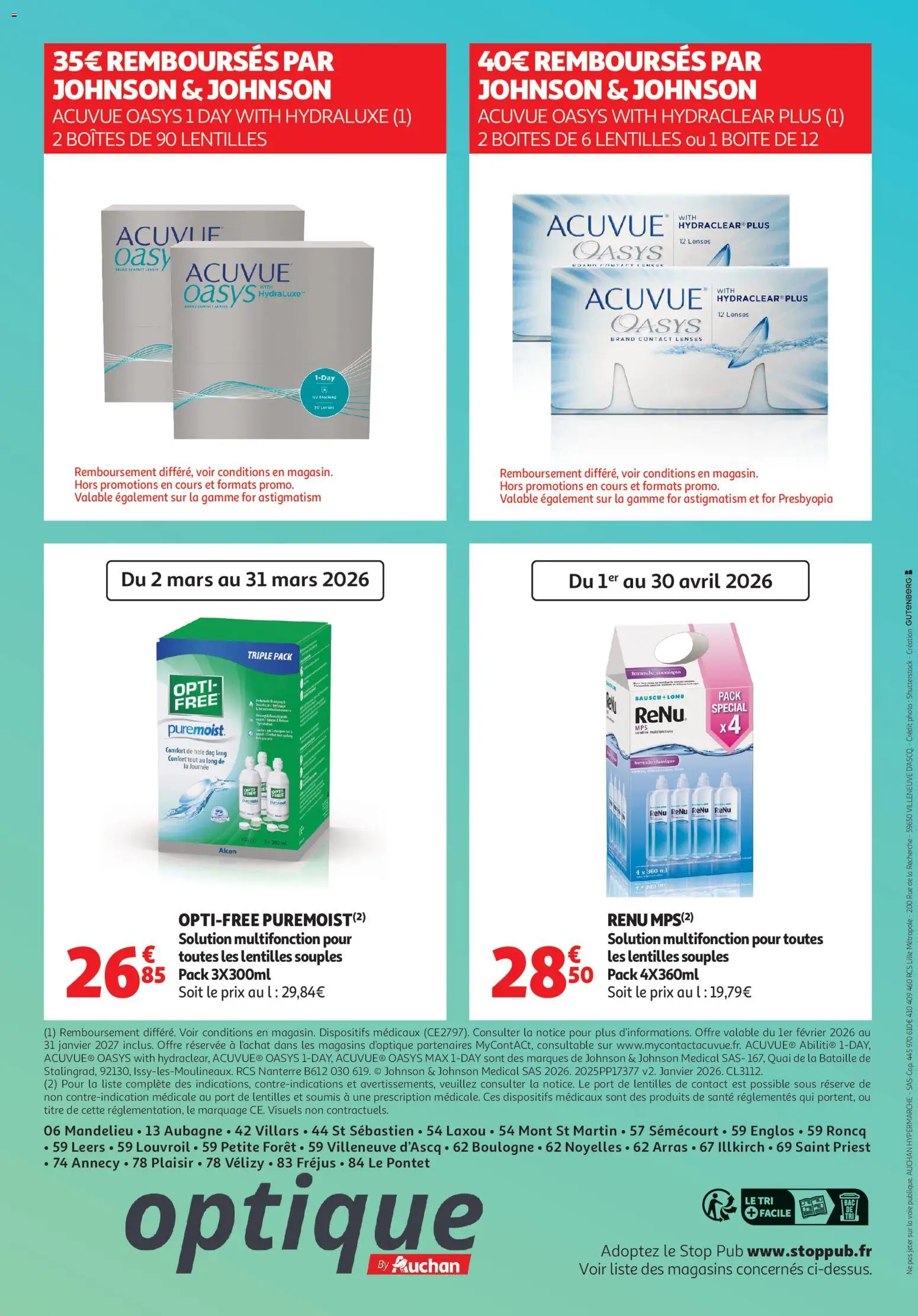 Auchan - Promos optique - page 4- valid from 02/03/2025