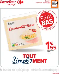 Aperçu Carrefour Market Tout simplement valable à partir du 05/01/2026