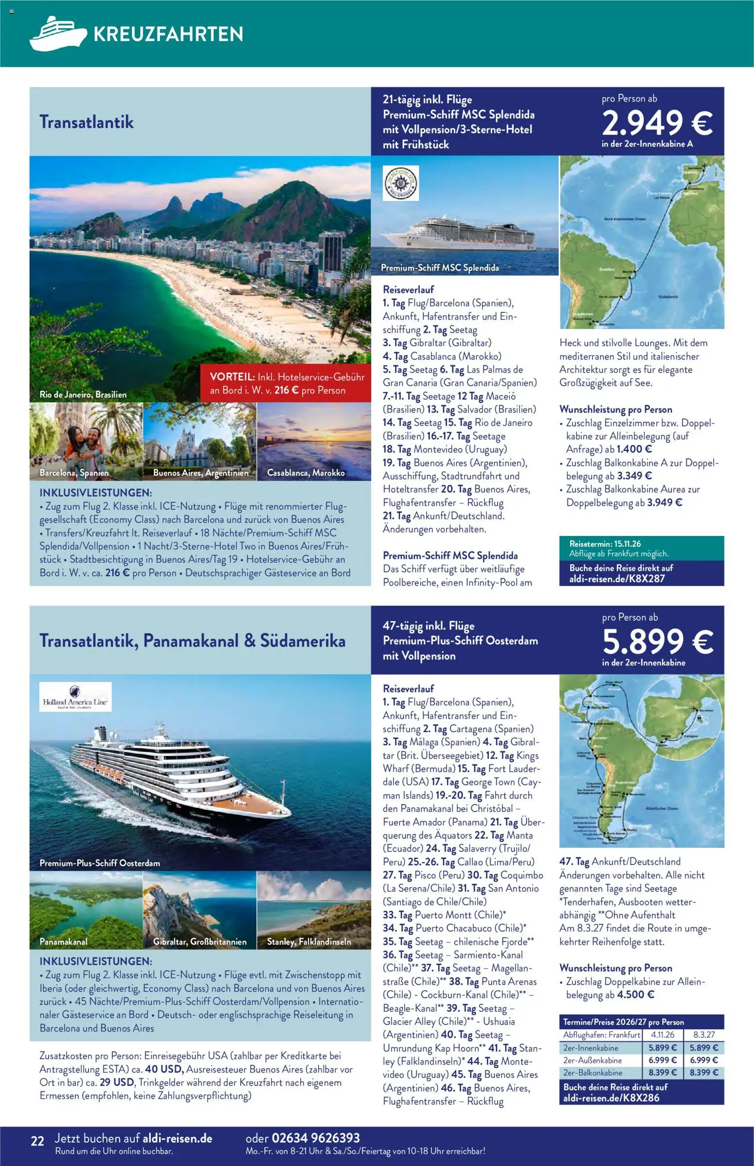 Aldi Reisen Prospekt 	 - Seite 22 - gültig ab 01.04.2026