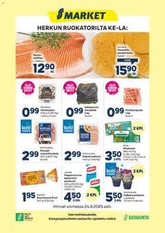 Esikatselu S-market tarjoukset voimassa alkaen 21/08/2025