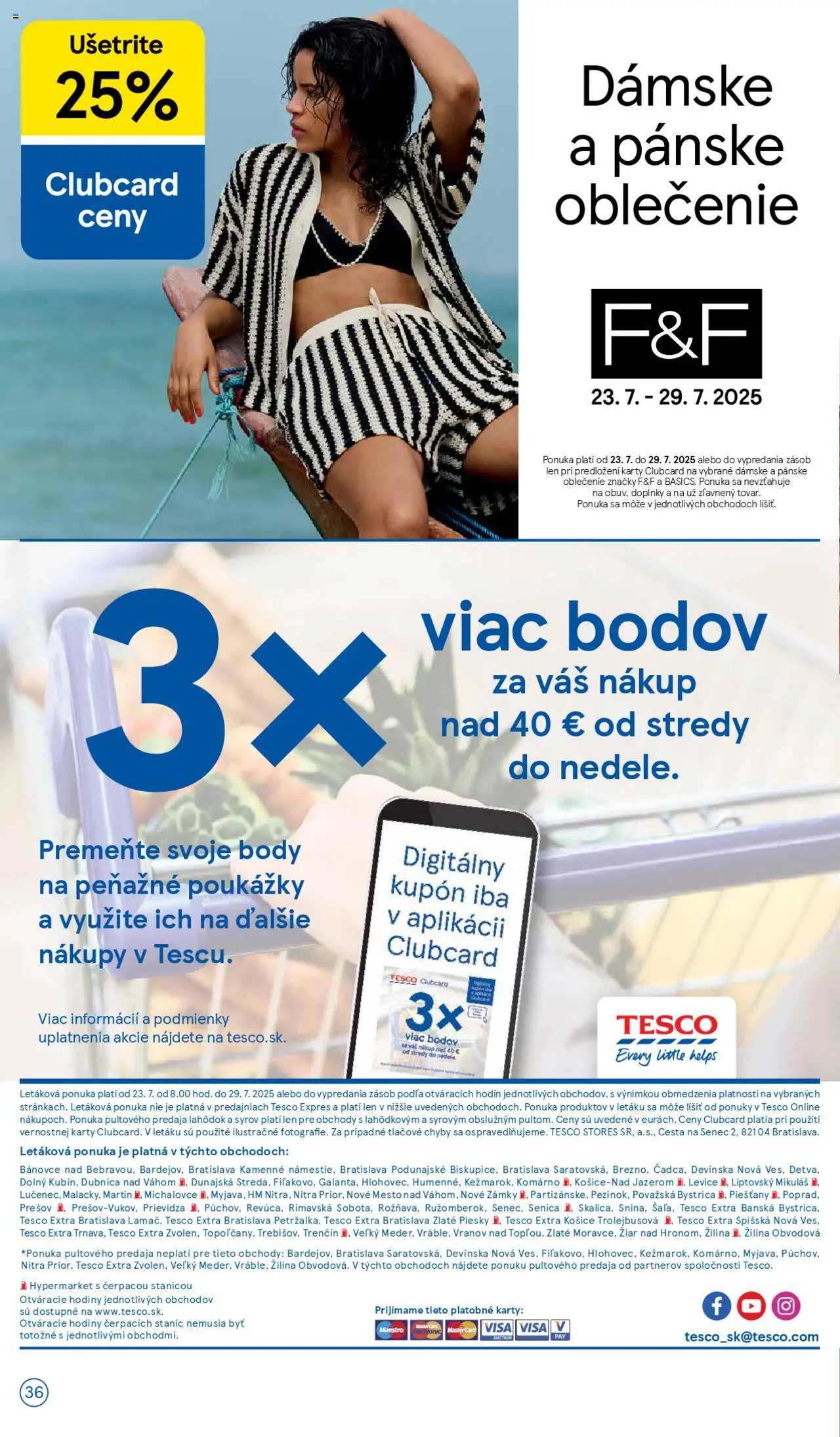 Tesco Hypermarket - leták - strana 36- platný od 23.07.2025