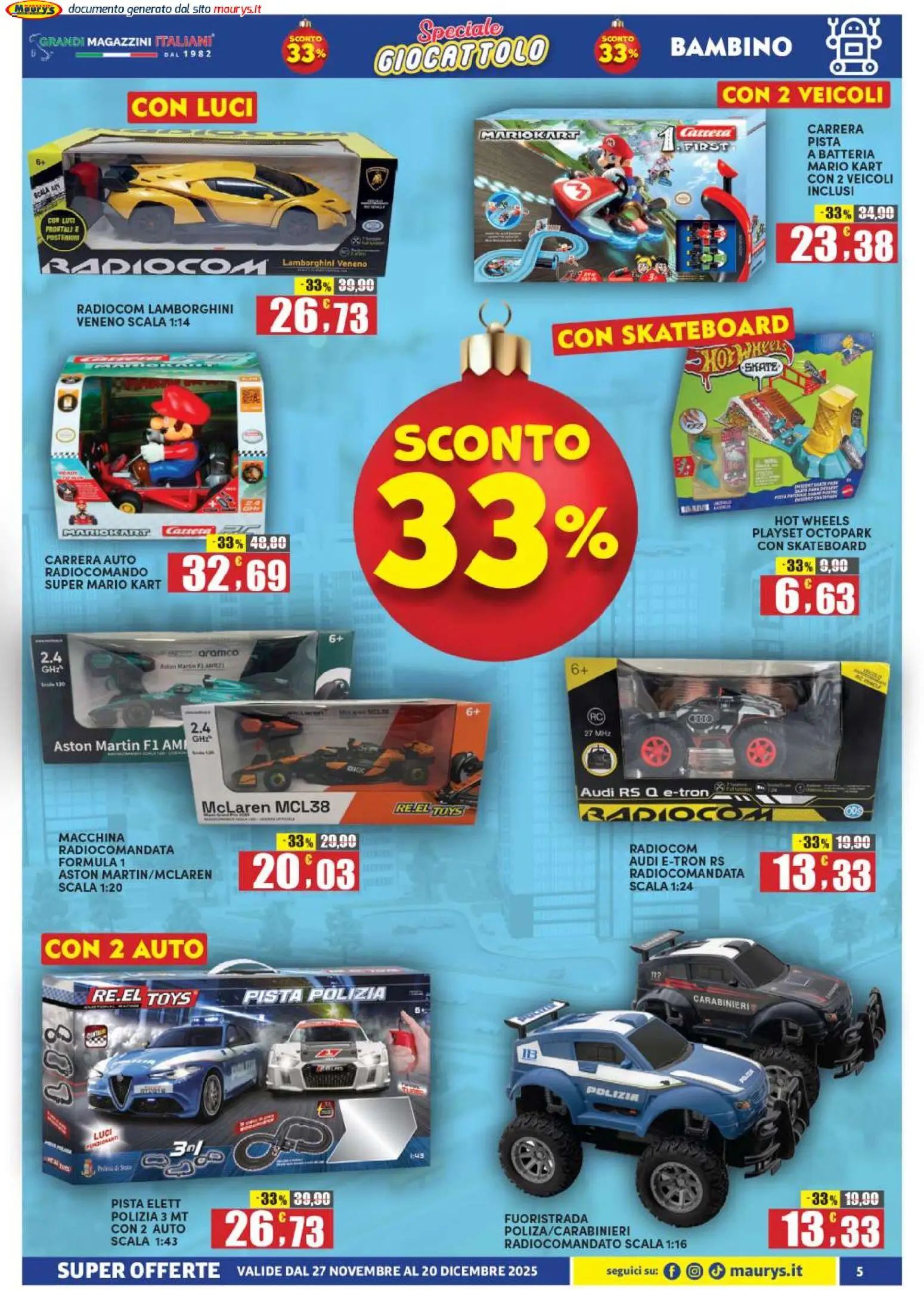 Maury's Giocattolo catalogo - pagina 5 - valido dal 27/11/2025