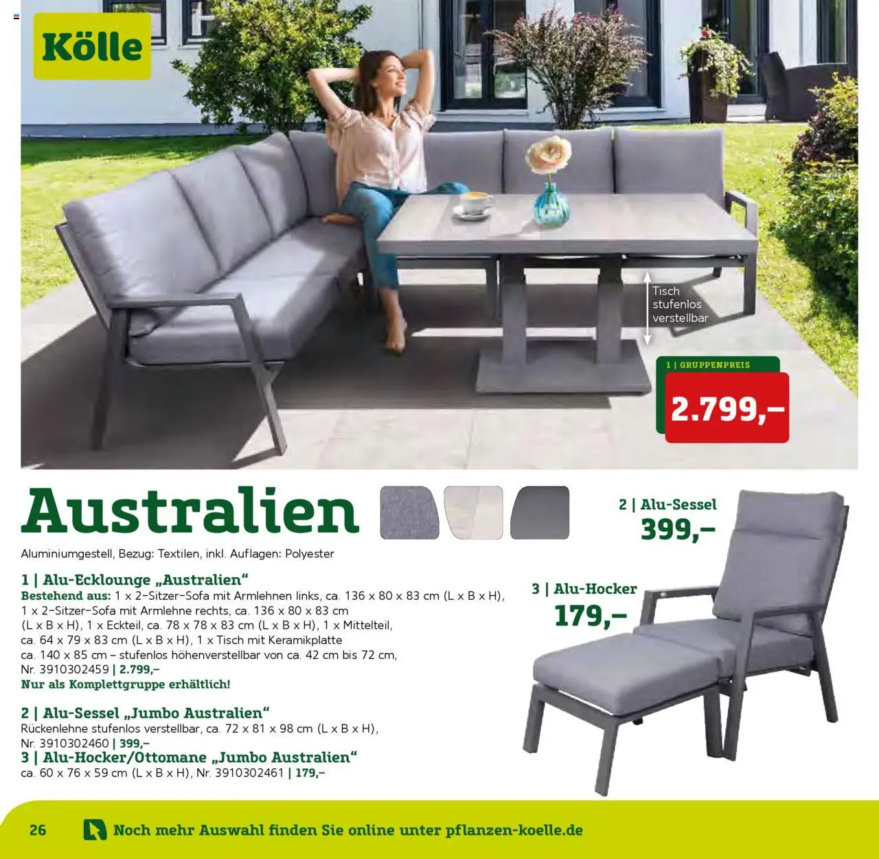 Pflanzen-Kölle Gartenmöbel Katalog 2025 - Seite 26 - gültig ab 22.01.2025